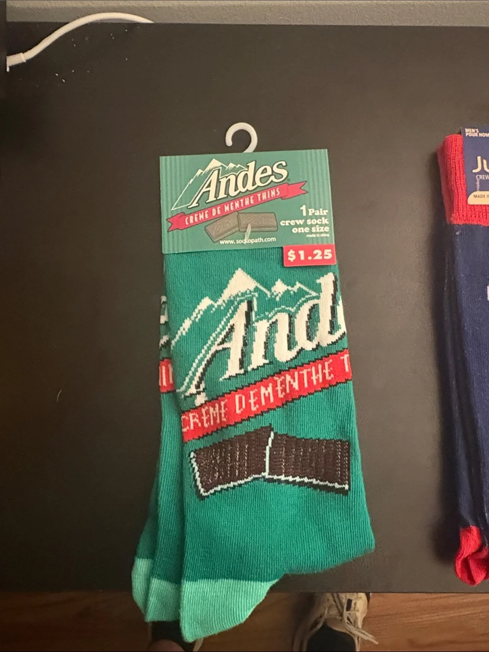 7 pair Novelty Men's Crew Socks Bundle - Baseball, Candy, Blue Motifs